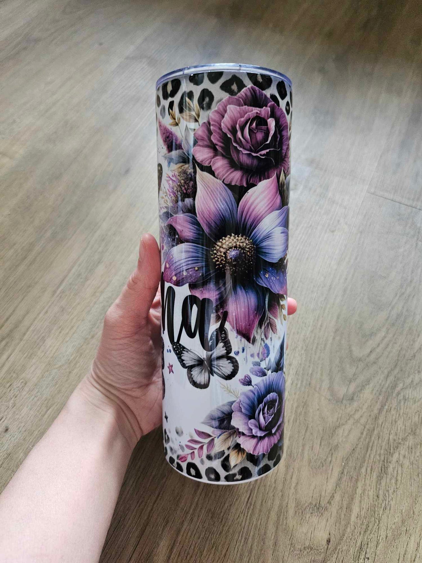 Butterfly Flowers Mama Tumbler